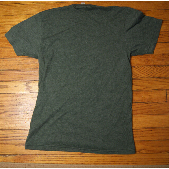 Lauren Mann & The Fairly Odd Folk Over Land & See Whale Womens S Green TShirt - Picture 4 of 6